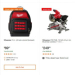 Home Depot TODAY ONLY Up To 50 Off Select Milwaukee Tools DEAL OF