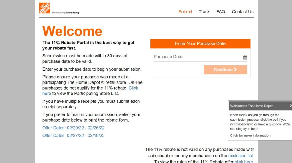 How To Get 11 Rebate At Home Depot My Broken Coin