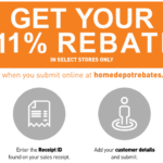 The Home Depot 11 Percent Rebate HomeDepotRebates