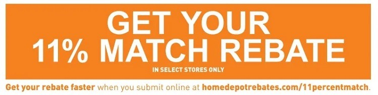 Home Depot Promotions 11 Rebate When Shopping In Store Etc