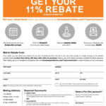 Home Depot Rebate Form Printable Rebate Form Californiarebates