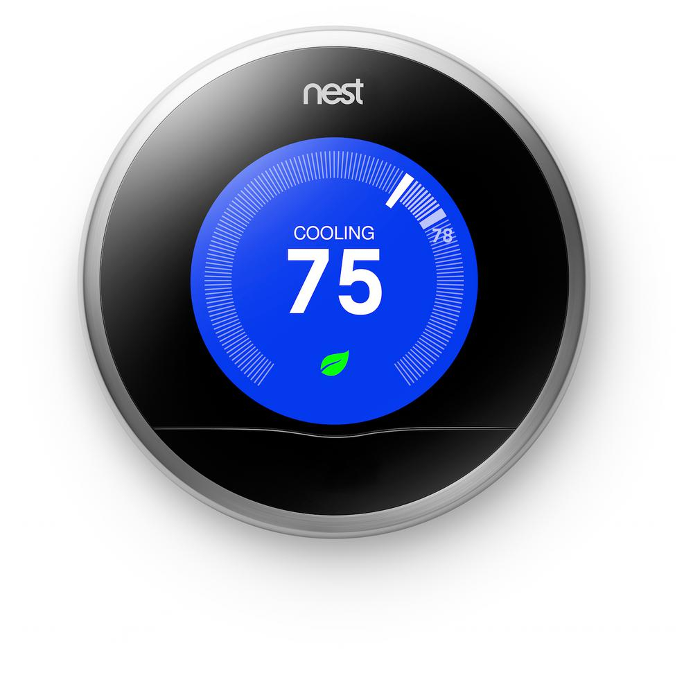 Nest 2nd Generation 7 Day Learning Wi Fi Programable Thermostat 