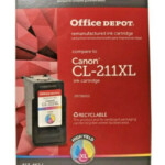 NEW Office Depot Remanufactured Ink Cartridge CL 211XL High Yield