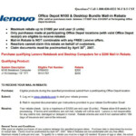 Office Depot Rebate 2023 Printable Rebate Form