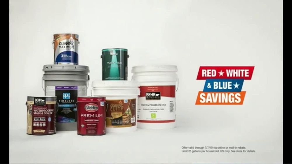The Home Depot Red White And Blue Savings TV Commercial Find Your 