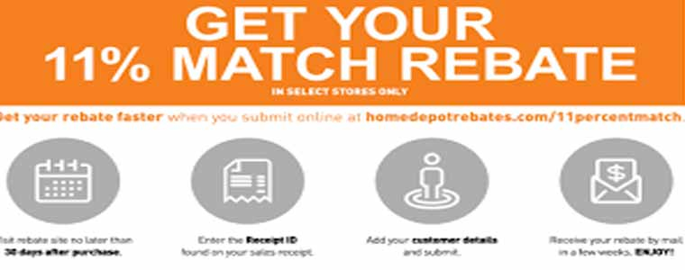 Www Homedepotrebates Submit PrePaid Home Depot Rebates